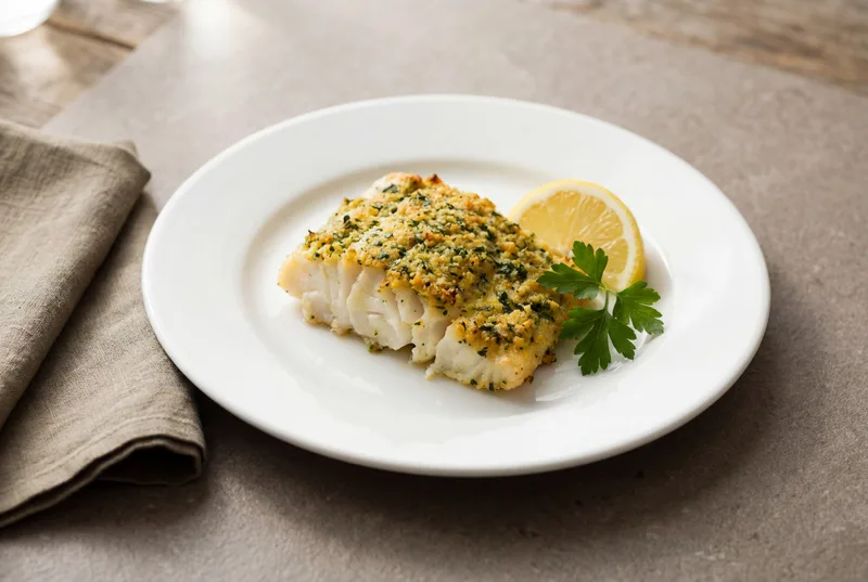 Baked Cod with Herbs