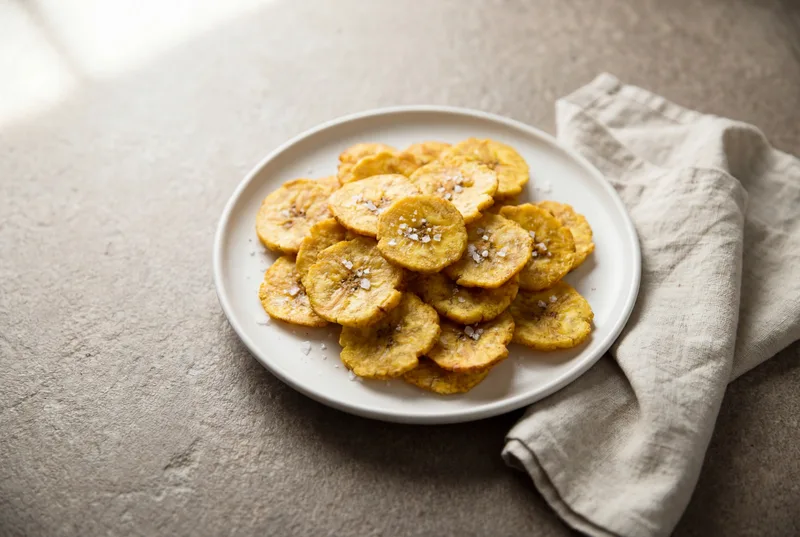 Baked Plantain Chips
