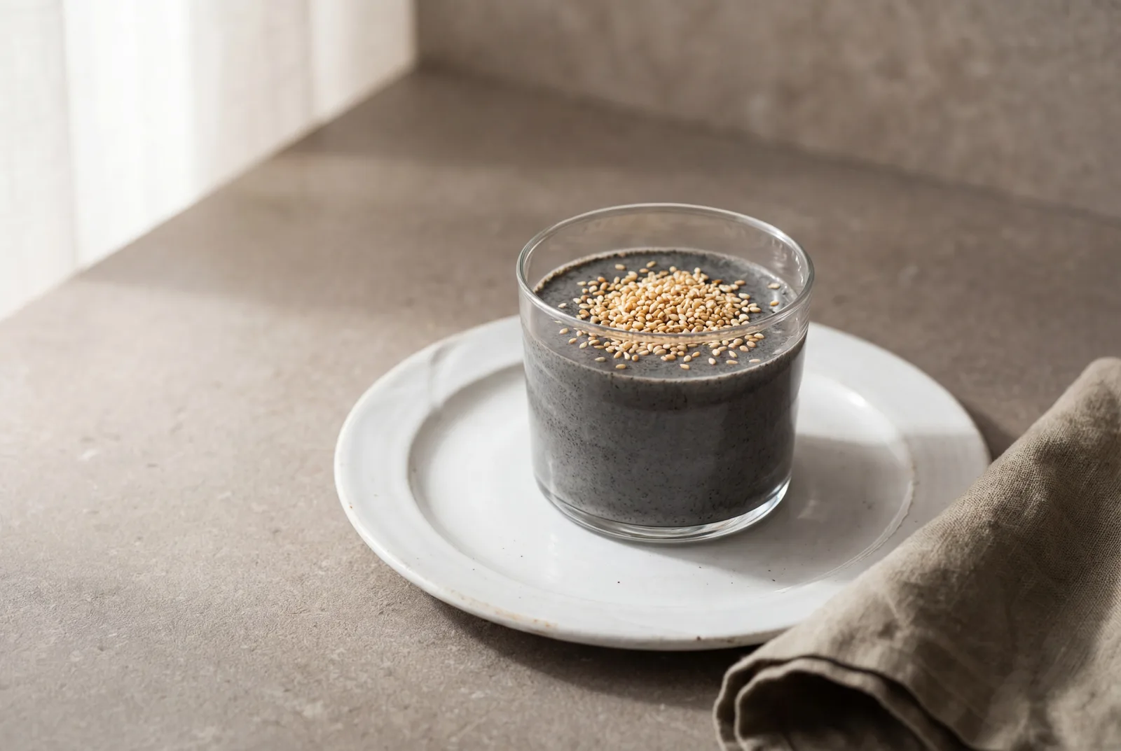 Black Sesame Pudding