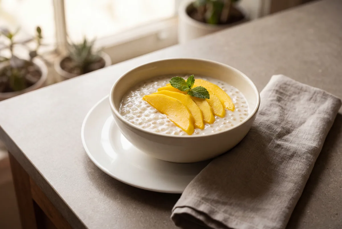 Coconut Tapioca Pudding