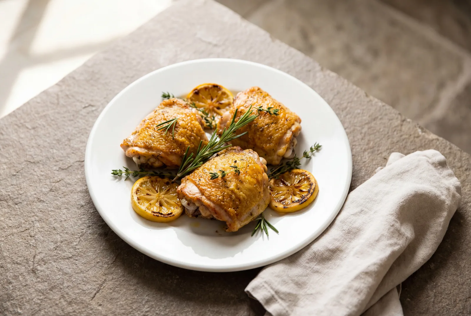 Lemon Herb Chicken Thighs