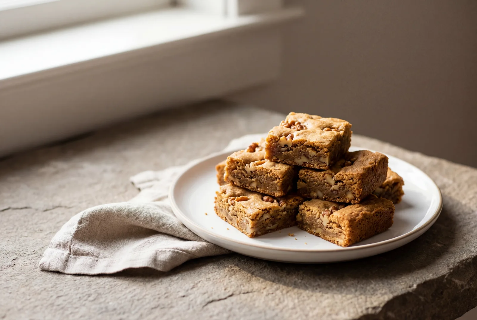 Maple Walnut Blondies