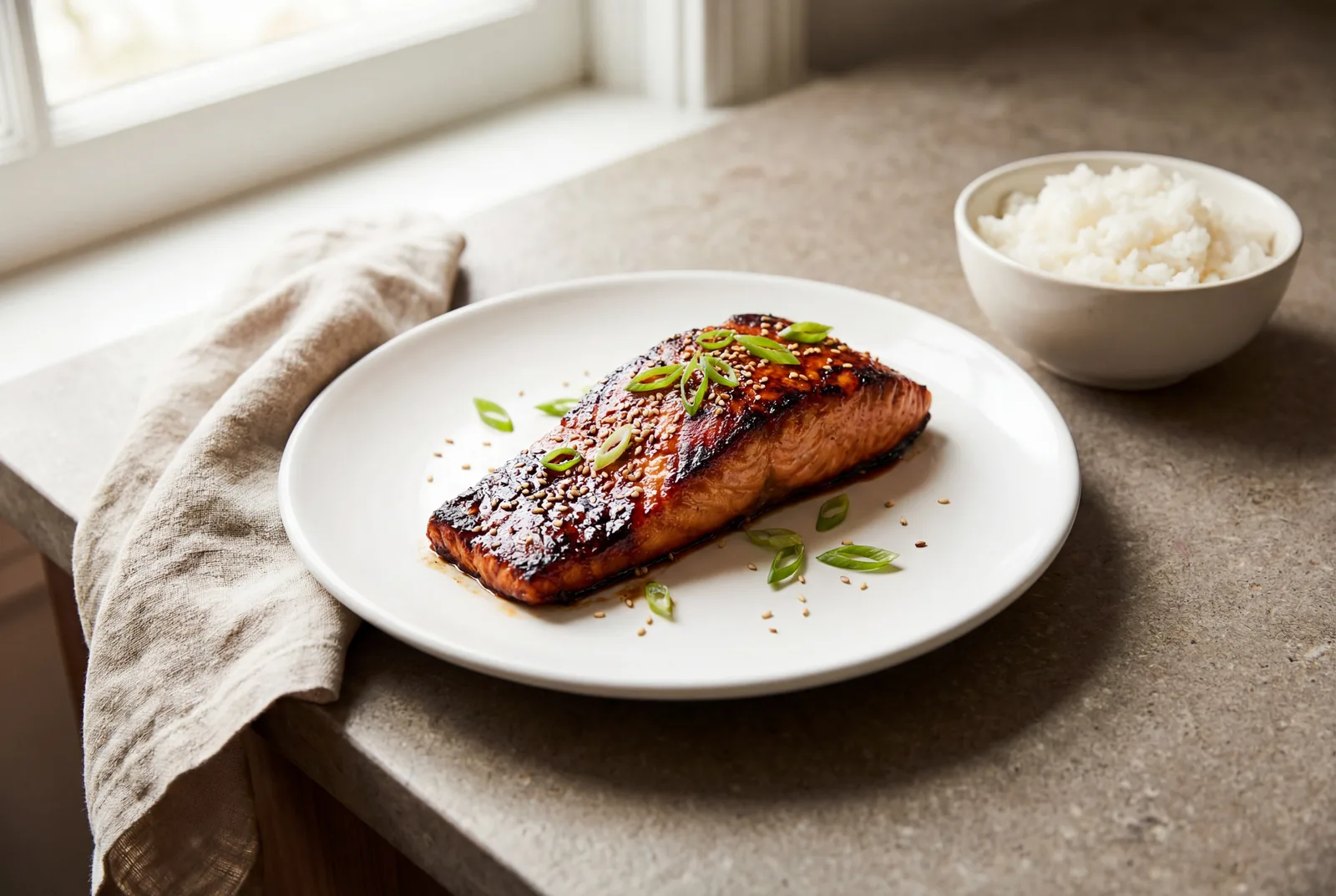 Miso Glazed Salmon