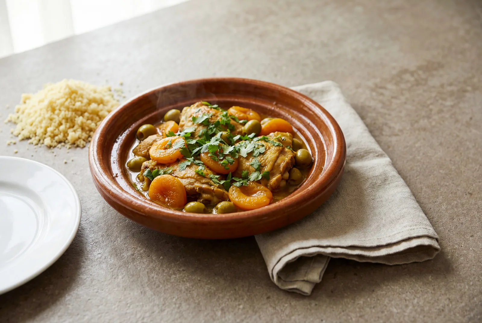 Moroccan Chicken with Apricots